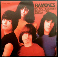 Ramones   7"  Do You Remember Rock `n` Roll Radio  1980 aus Frankreich  MEGARAR