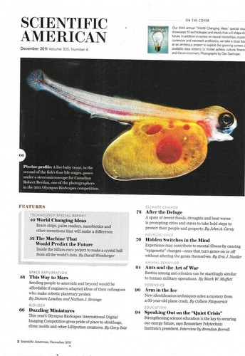 Scientific American Magazine 10 World Changing Ideas Machine Predicting Future - Picture 2 of 7