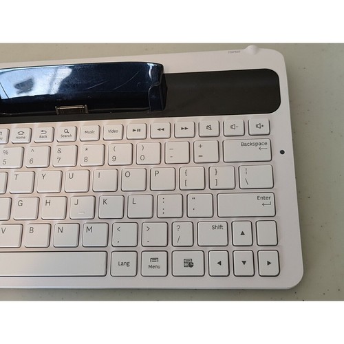 Auténtico Samsung ECR-K10AWE Teclado Inalámbrico Base Tablet Blanco MUY LIMPIO - Imagen 6 de 12