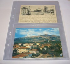 10 FOGLI TRASPARENTI PER CARTOLINE A 2 SCOMPARTI (PER L'ALBUM SAFE OFFERTA CART)