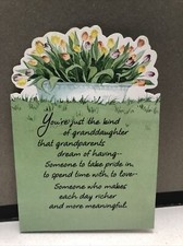 Happy Birthday Greeting Card   Dream Of A Granddaughter   New W Envelope