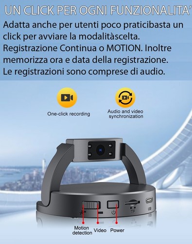Telecamera spia infrarossi dashcam microcamera auto atti vandalici - Foto 6 di 7