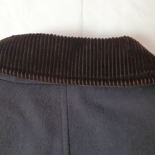 Abrigo Chaqueta Daks Signature Para Hombres Negro Lana Cachemira Cuello Pana 54 - Imagen 19 de 22