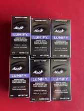 6 LUMIFY Bausch & Lomb Eye Drops Relief Redness Itchy 0.08 FL OZ EXP 1/27+