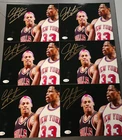 Dennis Rodman Signed DEALER LOT Photo 8x10  NWOWorm Autograph HOF JSA  6 PHOTOS