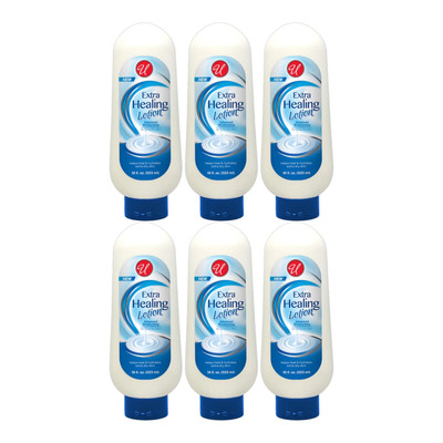 Extra Healing Advanced Moisturizing Lotion For Extra Dry Skin, 18oz (Pack of 6)