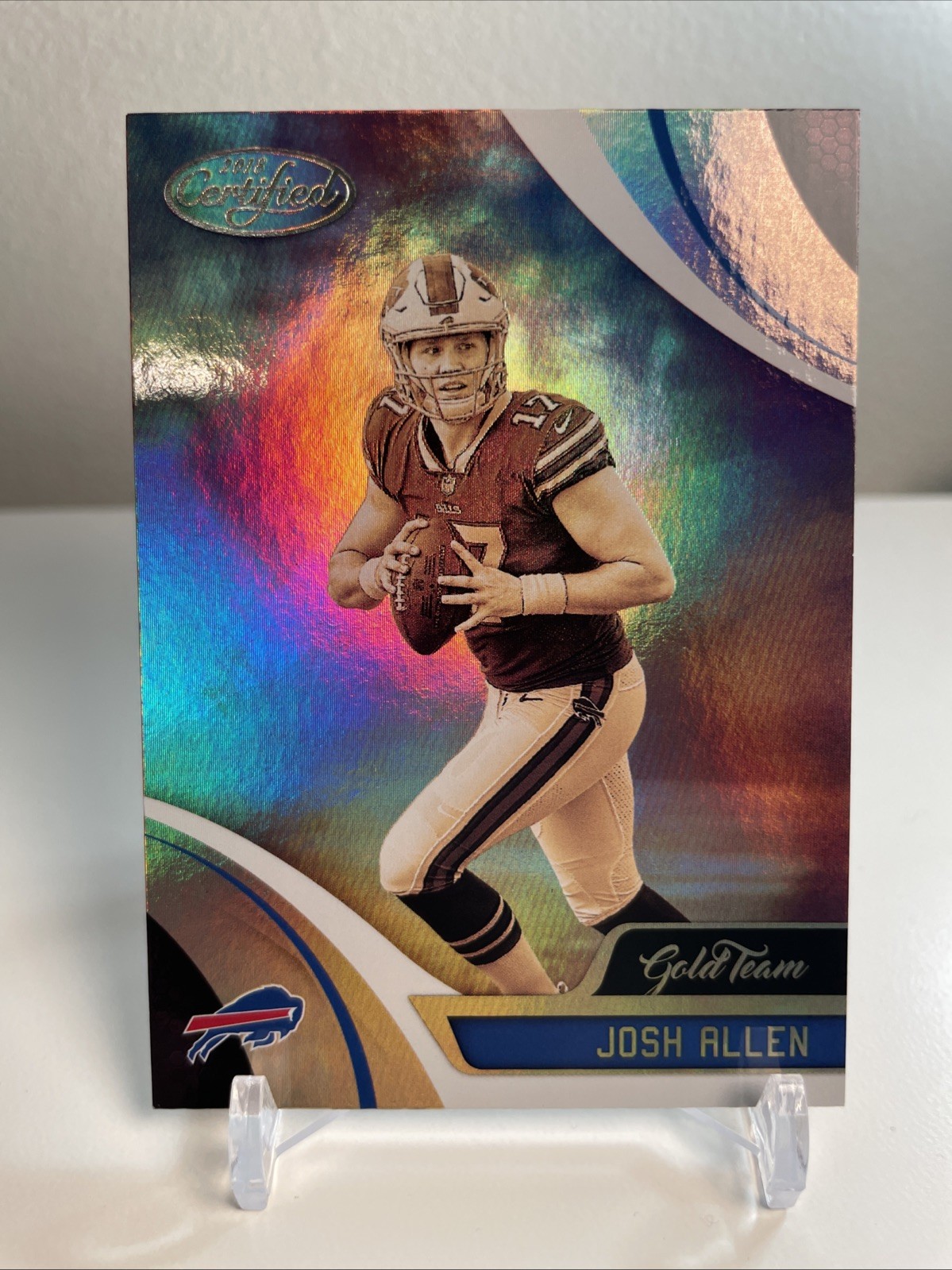 2018 Panini Certified - Gold Team Josh Allen #GT-JOA (RC)