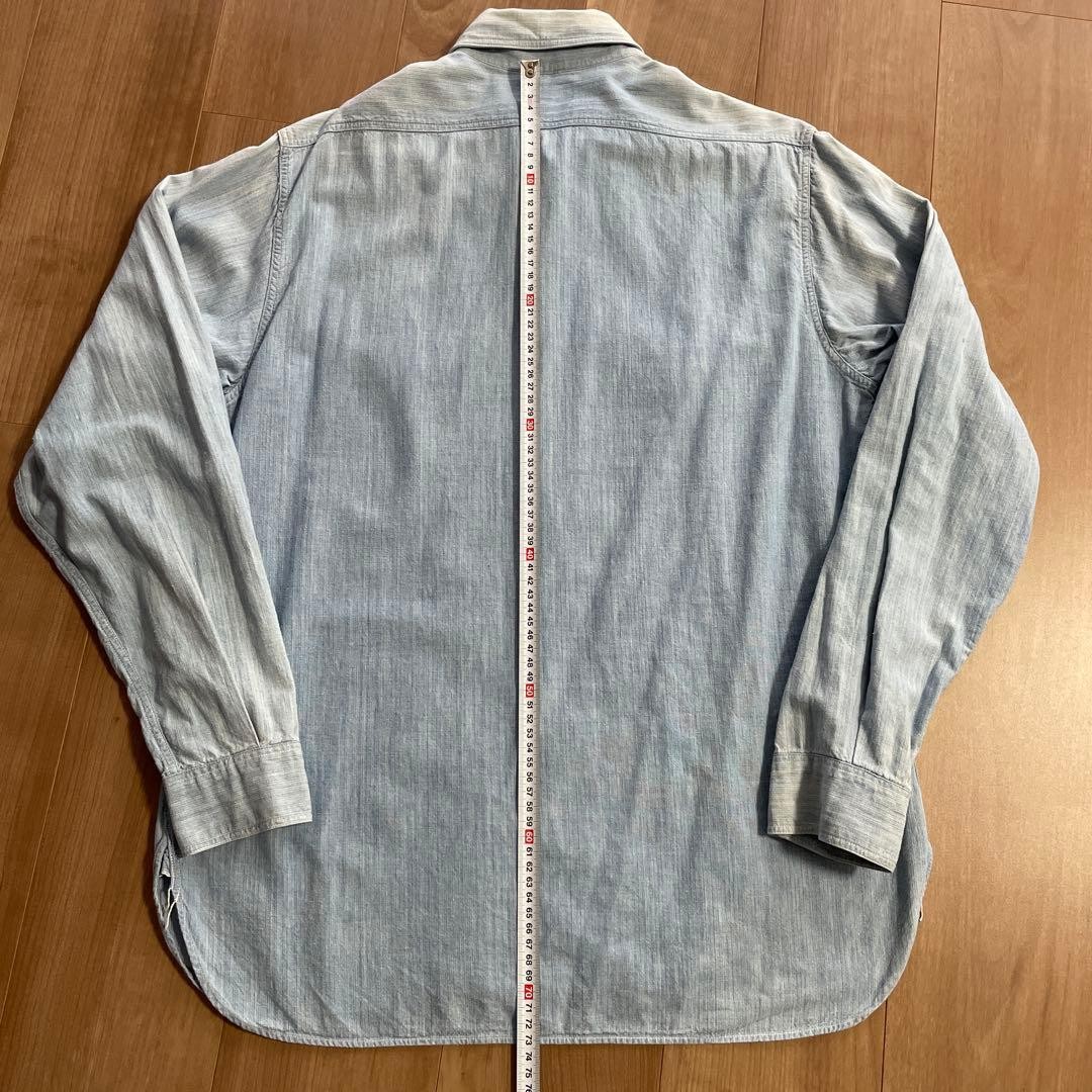 BUZZ RICKSONS Buzz Ricksons Chambray Shirt Made i… - image 11