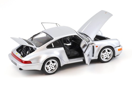 1:18 Norev Porsche 911 964 Carrera 4 WTL 30 años 911 Polar silver - Limited - Imagen 8 de 9