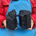 2pcs 5.5LB Natural Black Tourmaline Crystal Rough Mineral Healing Specimen 3391 — photo 2