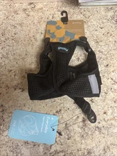 Gooby Every Day Vest Harness Comfort Black 2XS SMALL BUSINESS 🐾🐕‍🦺🐩🐾