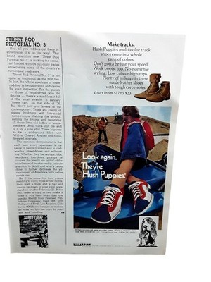 1971 Hush Puppies Shoes Print Ad Look Again Theyre Hush Puppies Retro