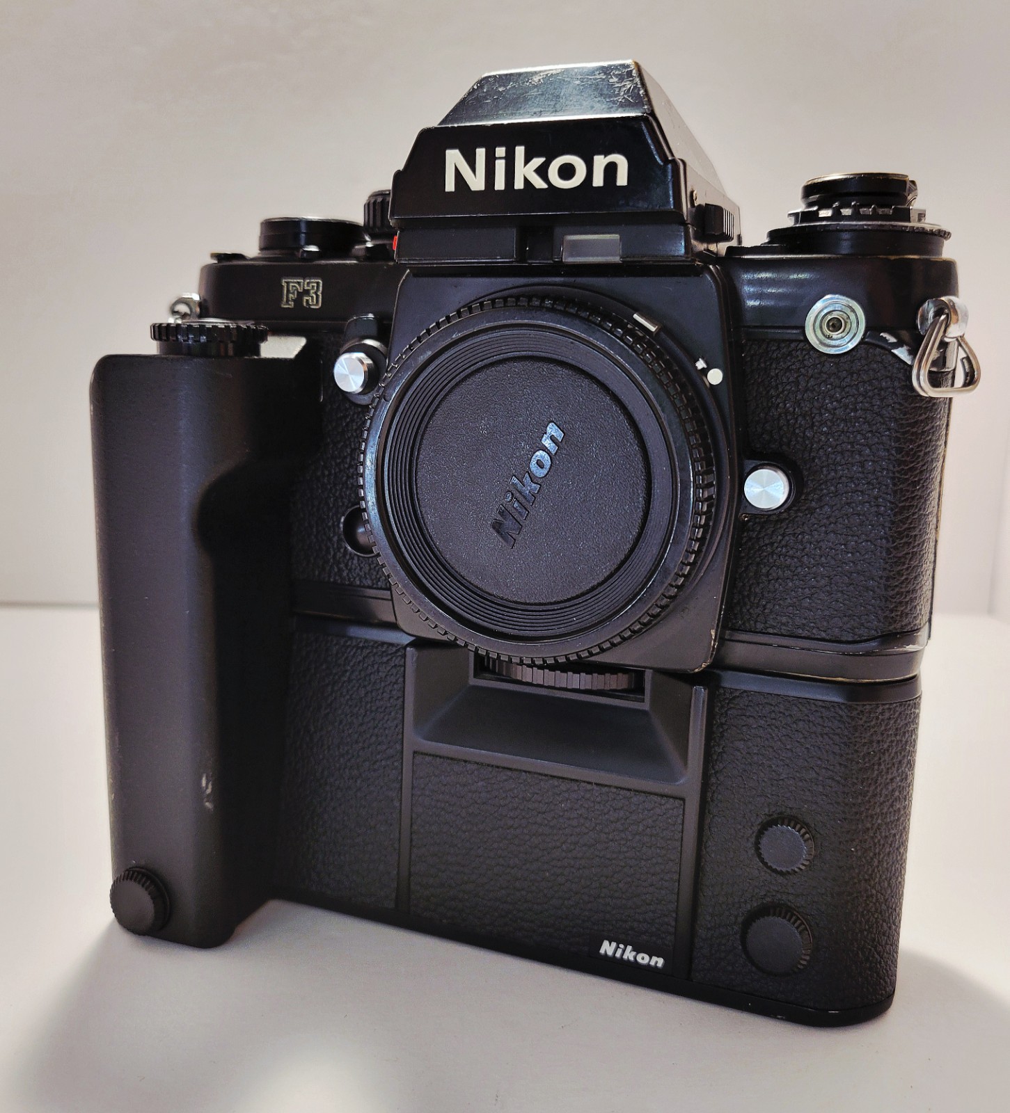 NIKON F3 Manual Focus 35mm SLR Camera with MD-4 Motor Drive