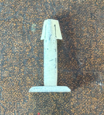 Vintage Dinky Road Sign 1 Mile Distance