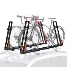 TOOENJOY Rooftop Bike Rack for Car SUV, Upright Roof Mount Bicycle Rack with ...