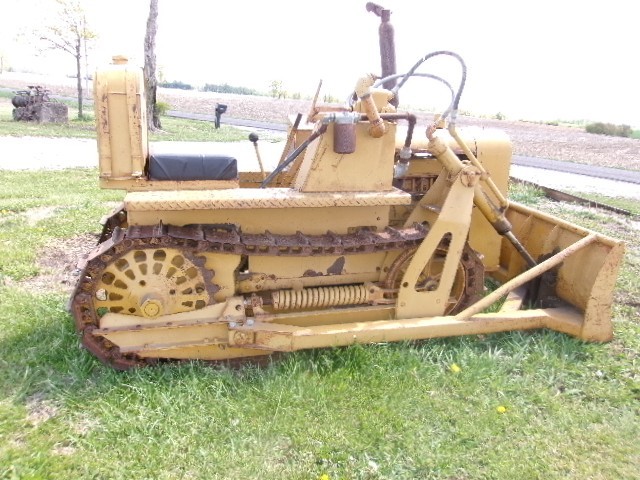 bulldozer heavy equipment antique  airbourn ww 2