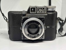 Macchina fotografica vintage Ibis 6/6 Ferrania Primar 85 F20 pellicola anni 50