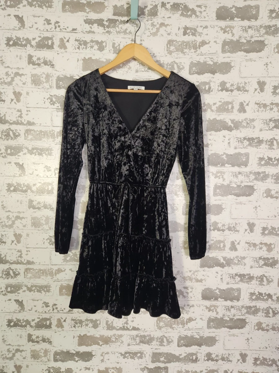 waffle crew neck long sleeve dress Waffle Dress