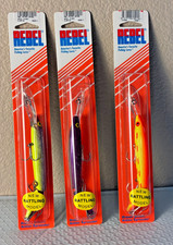(LOT OF 3) Rebel Jointed Spoonbill Minnows. 5.25" Body; 7" Overall. *New