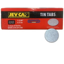 1-5/8" ROUND GALVALUME TIN TAB DISCS 25lb | TIN158