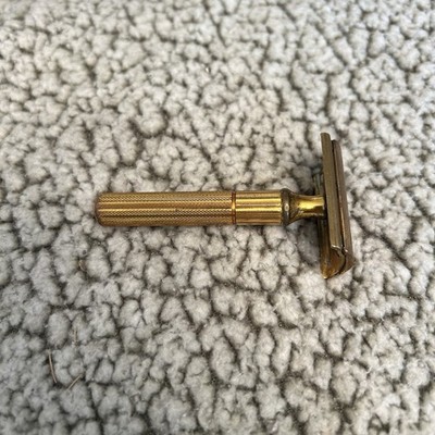 Vintage Gillette Twist To Open DE Razor