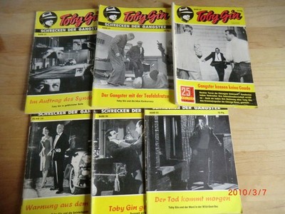 Toby Gin -  Lot von 12 Heften ab der Nr. 39 bis zur Schlussnummer 100