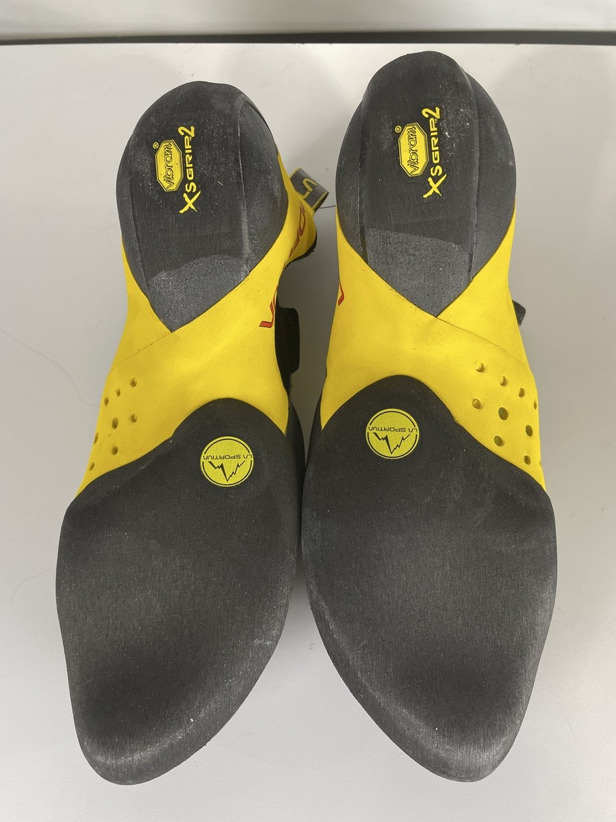 Excellent La Sportiva Solution Comp Men's Climbing Shoes, Black