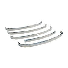 1948-1950 Grill Bar Trim With Clips Stock Crank Hole