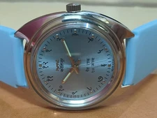 Vintage HMT Kohinoor Blue 17 Jewels Mechanical Hand Winding Men's Wrist Watch