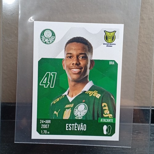 🔥 PANINI Sticker Estevão TRUE ROOKIE 2024 #17 🔥Campeonato Brasileiro Palmeira