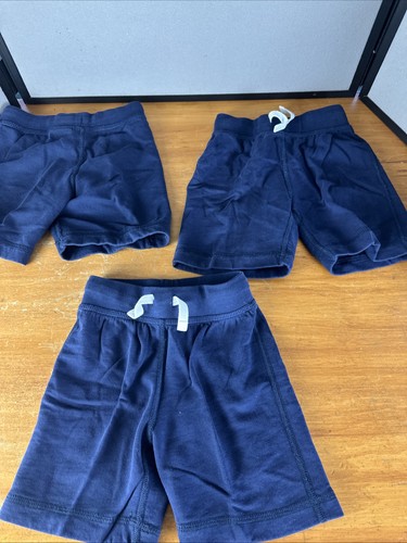 Hanna Andersson Boys Sweat Shorts Lot Of 3 Drawstring Knit Size 100cm / US 4 - Picture 7 of 8