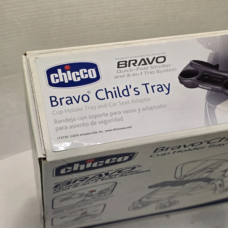 Chicco Bravo Child Tray - Model 00060141000070 Brand New Sealed Stroller Part - Image 4 of 4