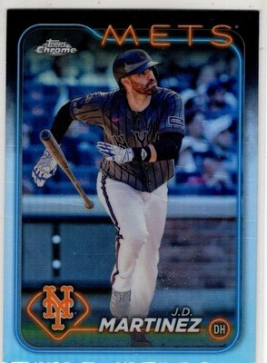 2024 Topps Chrome Update Baseball J.D. Martinez No. USC109 New York Mets