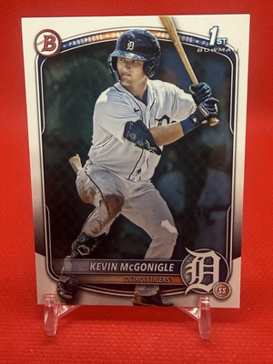 #ad 2025 Bowman Paper KEVIN McGONIGLE TIGERS RC #BP 79 QTY AVAILABLE $4.99