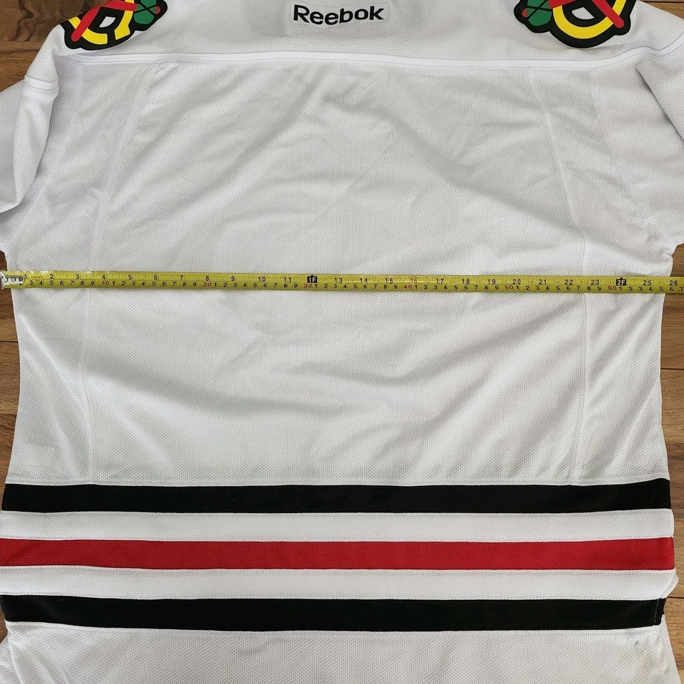 Camiseta deportiva Reebok NHL Chicago Blackhawks firmada por Dave Bolland talla grande Foto 4 de 4