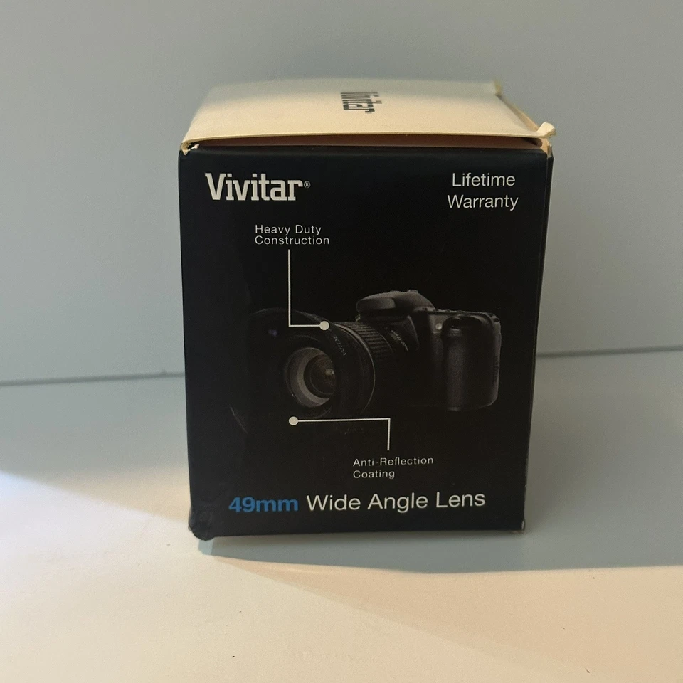 Vivitar HD 49mm 0.43x Pro Wide Angle Lens W/Macro Converter Attachment Lens NEW - Image 3 of 4