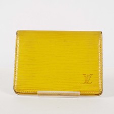LOUIS VUITTON SARAH PORTE FEUILLE YELLOW OCHRE EPI LEATHER LONG WALLET XY216