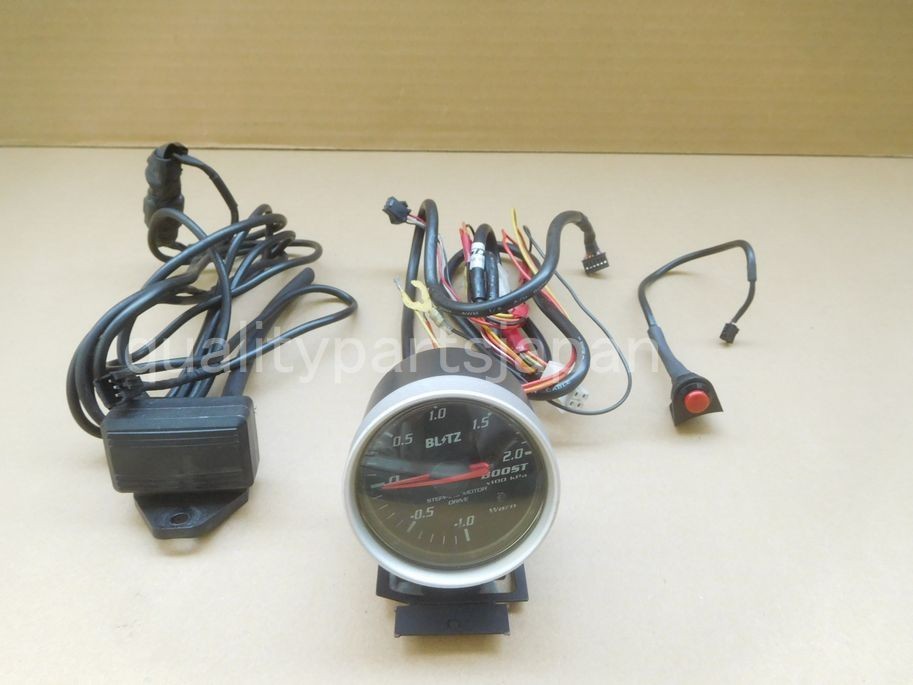 Blitz Electronic Warning Boost Turbo Gauge Genuine Rare | eBay