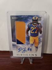 2019 DARRELL HENDERSON ORIGINS RPA Two Color Patch Auto Rookie Card #110 Rams. rookie card picture