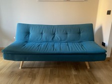 Divano Maison du Monde blu petrolio