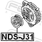 RIEMENSCHEIBE GENERATOR NDS-J31 FÜR NISSAN MR20DE 2.0L QR 20 DE 2.0L 4cyl TEANA - Bild 3 von 4
