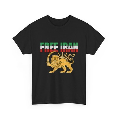 Free Iran T-Shirt, Iran Flag Iranian Roots Women Men Shirt