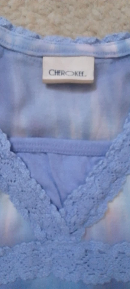 Cherokee Girls Long sleeve Tie-dye pattern T-shirt Age 6-7 yrs - Image 3 of 4