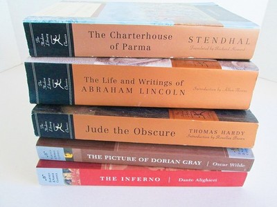 Lot of 5 Barnes & Noble, Modern Library Classics Editions, Trade PB, Lit History