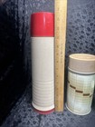 Three Vintage Thermoses, Quart Size Pint Size In Small Jar Size Food Saver — photo 7