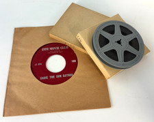 Vintage 1950s Glamour 8mm Film Set Sadie Sun Bather Frannie Tan Red Vinyl 45