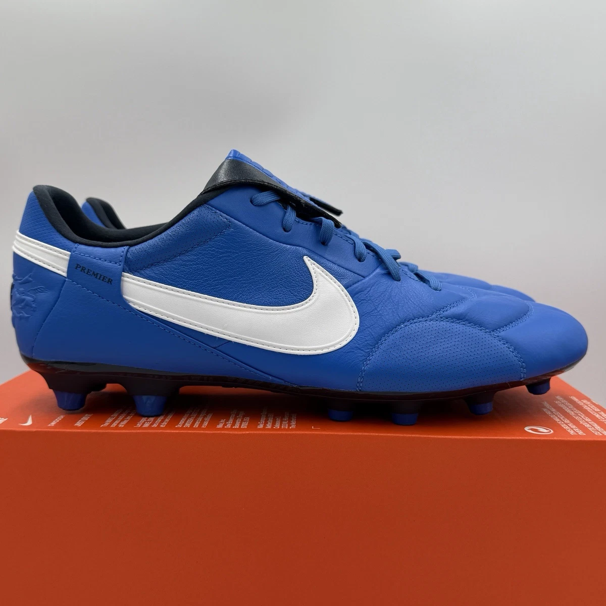 Nike Premier III FG Soccer‎ Cleats AT5889-414 Signal Blue White Mens Sizes Nike Men main image 3