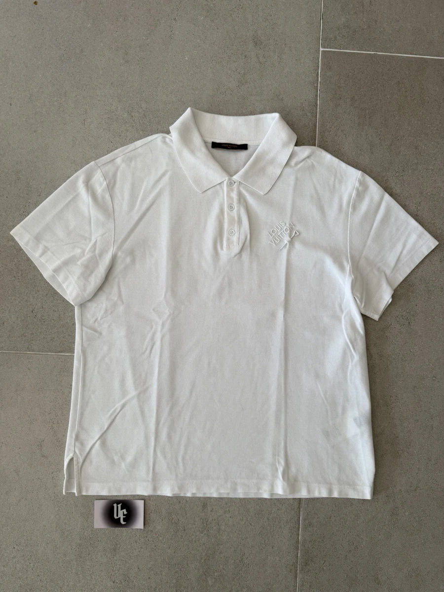 Louis Vuitton Short Sleeve White Shirts for Men for sale | eBay