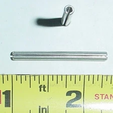 10 ea 1/8" x 1.34" Roll Pins Spring Pins - Cadmium