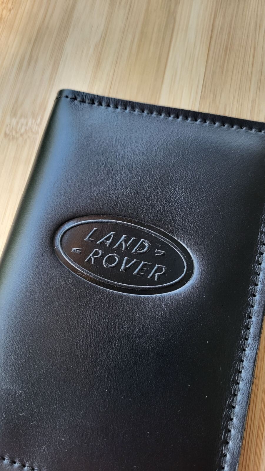 car accessories | Leather travel document holder | Land Rover drivers license